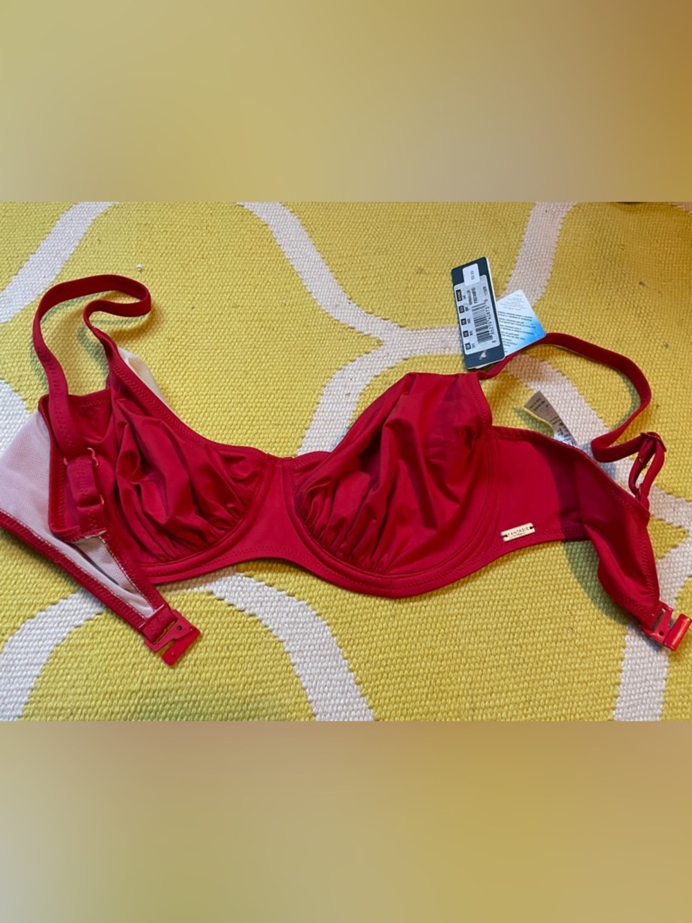 FANTAISIE Bold Red Bikini Top